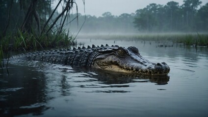 alligator in the everglades