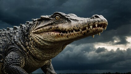 Fototapeta premium alligator in the everglades