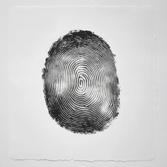 fingerprint, security, identification, thumbprint, black and white, white backround
