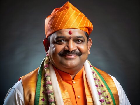 bjp leader in traditional attire