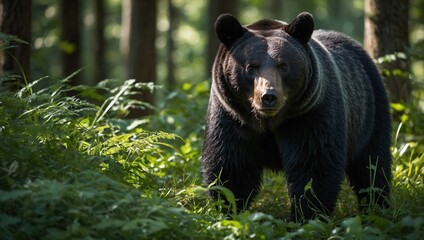 brown bear in the forest