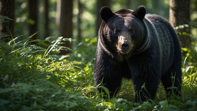 brown bear in the forest