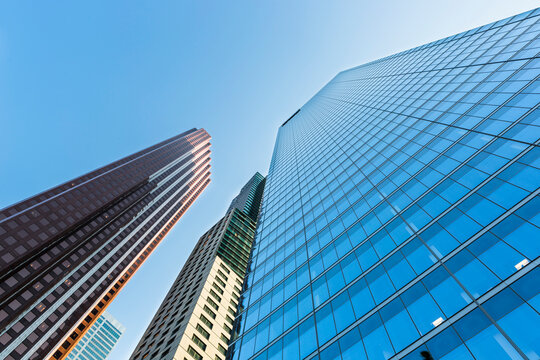 Fototapeta Low Angle View of Skyscrapers, Toronto, Ontario, Canada