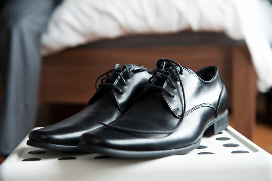 Close-up of Men's Dress Shoes