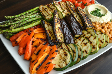 Vegan  Bowl with A nourishing vegetarian healthy bowl with mixed of healthy food for woman and vegan