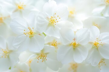 A close-up of white flowers, which can be used as a stock image.