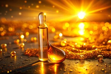 Golden Hour Smear: Warm amber tones convey a sense of hope and empowerment during the testing process.