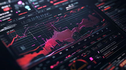 Obraz premium yearly financial report, chart with years data statistics, company progress and growth by year, 2025