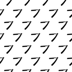 Straight razor icon isolated seamless pattern on white background