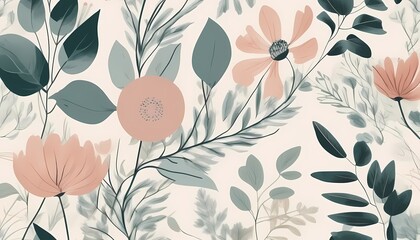 Serene Green Nature Backgrounds: Calming Natural Tones for Modern Designs