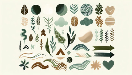 Serene Green Nature Backgrounds: Calming Natural Tones for Modern Designs