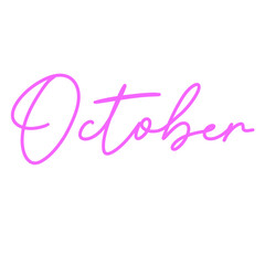 October Lettering Calligraphy