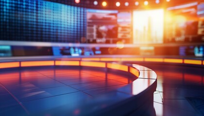 Breaking News Template in Modern Studio