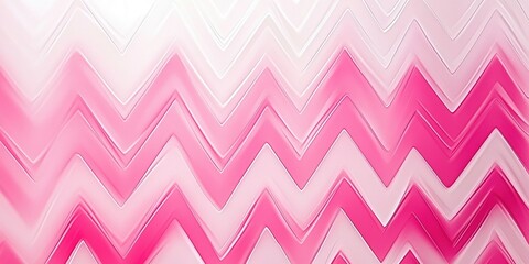 Soft pink and white zigzag pattern with smooth gradients and a glossy finish, featuring a playful and modern design that exudes a vibrant, youthful energy