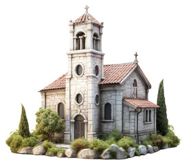 Fototapeta premium PNG Building architecture steeple tower.