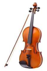 Fototapeta premium PNG Violin white background performance orchestra.