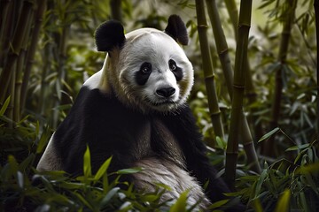 Obraz premium giant panda bear
