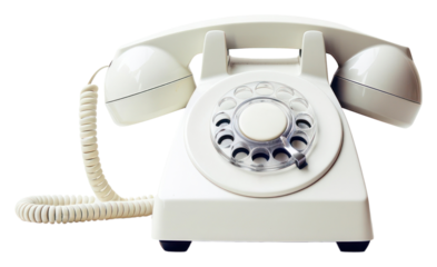 PNG Telephone white electronics technology.