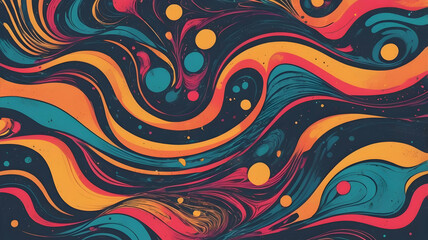 Rough texture background merging different colors and shapes to use in graphic design.	