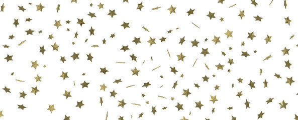 Yuletide Star Descent: Striking 3D Illustration Showcasing Falling Festive Stellar Fragments