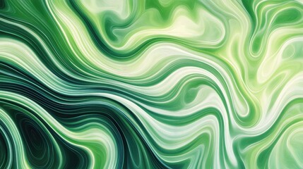 Creative abstract pattern with a mix of light green and vibrant green lines forming a unique design.