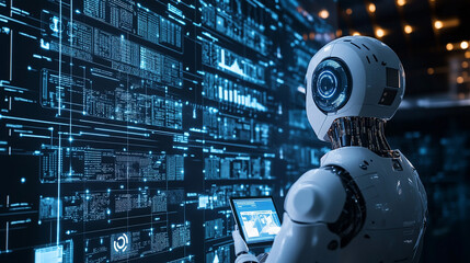 Businessman integrates AI into search engines for better data-driven decision-making