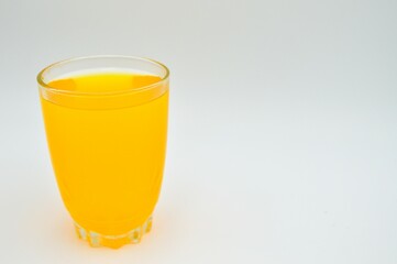 glass of orange juice