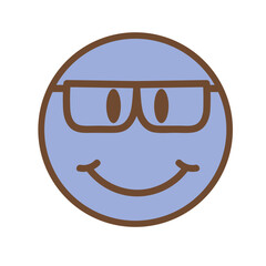 Smiley Face with Glasses