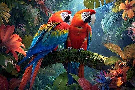 blue and gold macaw