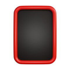 red and black frame, blank frame, frame mockup, blank frame for sales