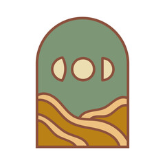 Boho Arc Window