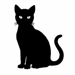 Fototapeta premium CATS Bundle SVG, Cat SVG, Cats Svg Cut Files for Cricut, Cats Clipart, Cats Vector, Cats Silhouette Svg
