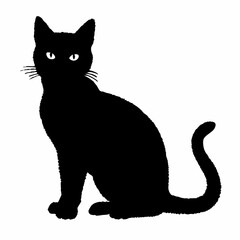 Fototapeta premium CATS Bundle SVG, Cat SVG, Cats Svg Cut Files for Cricut, Cats Clipart, Cats Vector, Cats Silhouette Svg