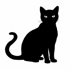 Obraz premium Cat Silhouette | Cat SVG Cat Cut Files | Cat Svg | Kitten Svg | Cat Vector CATS Bundle SVG, Cut Files for Cricut, Cats Clipart, Kitten Svg