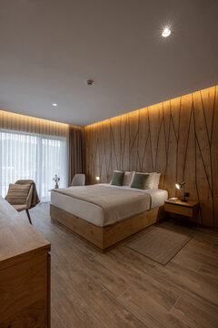 Interior of a modern hotel apartment