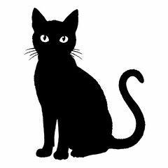 Obraz premium Cat Silhouette | Cat SVG Cat Cut Files | Cat Svg | Kitten Svg | Cat Vector CATS Bundle SVG, Cut Files for Cricut, Cats Clipart, Kitten Svg