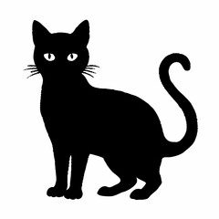 Obraz premium Cat Silhouette | Cat SVG Cat Cut Files | Cat Svg | Kitten Svg | Cat Vector CATS Bundle SVG, Cut Files for Cricut, Cats Clipart, Kitten Svg