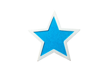 Fototapeta premium Blue star sticker diy paper craft png