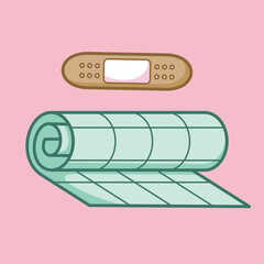 Health care and Medical Stuffs used by Doctor and Nurse to heal and cure sickness and illness of patients in Hospital. 