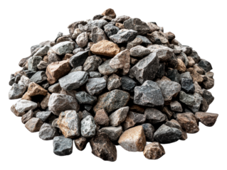 PNG Colorful gravel stones in the sun