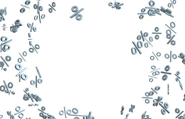 percent sign percentage icon interest rate background