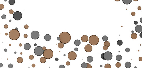  Multicolored confetti on white