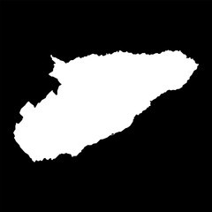 Casanare department map, administrative division of Colombia.