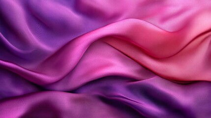 Obraz premium Elegant Silk Fabric with Gradient Colors