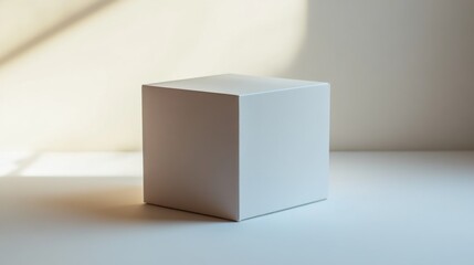 Minimalist Cuboid in Soft Light