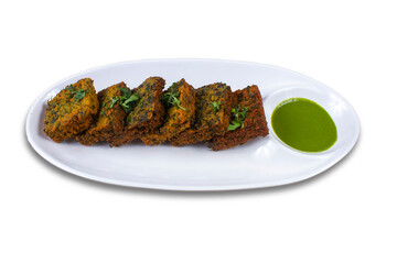 traditional indian food of Maharashtra tea time snack dish aluvadi or patra