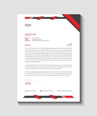 Business letterhead design template