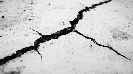 Cracked Concrete Abstract