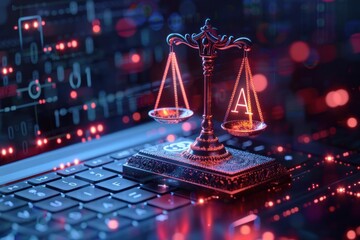 A computer keyboard with a scale on top of it