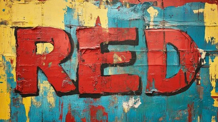 Fototapeta premium Bold and Colorful Textured Wall Art